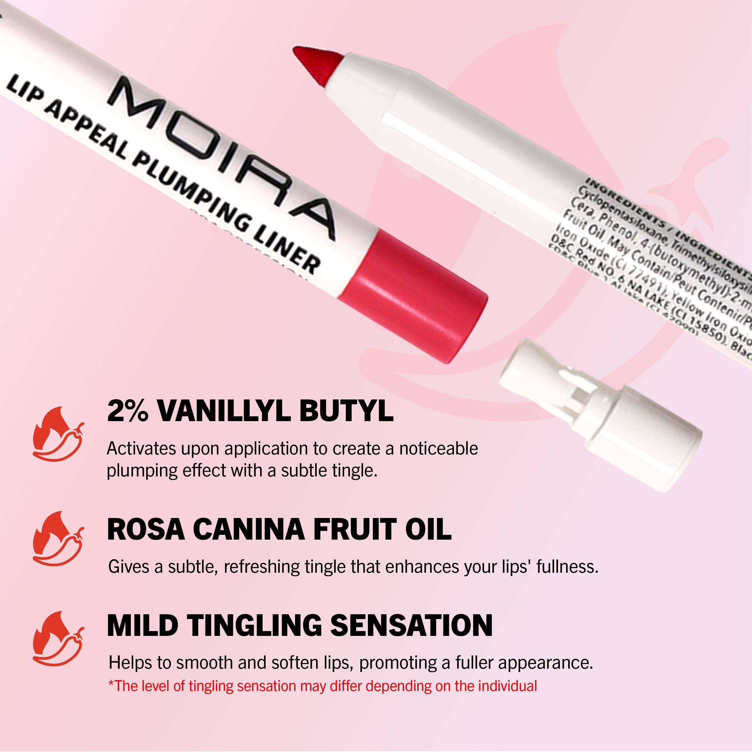 Moira Cosmetics - Wholesale Lip Liner/Pencil - Lip Appeal Plumping Liner (009, I Need)6