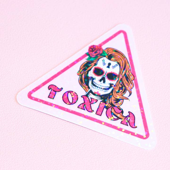 Espyz Studio - Wholesale Sticker - La Toxica Sticker - Holographic Sticker - Latina Sticker0