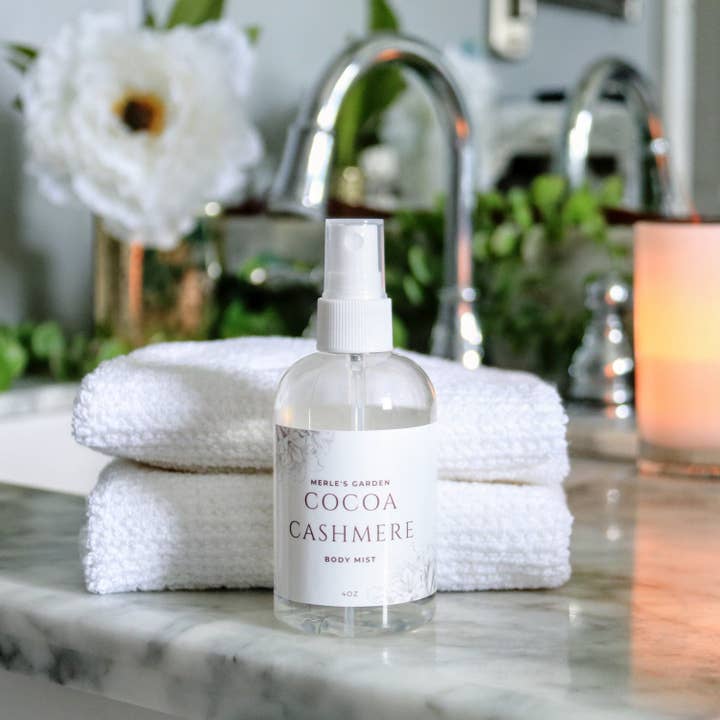 Merle's Garden - Wholesale Face & Body Mist/Water - Cocoa Butter Cashmere Body Mist