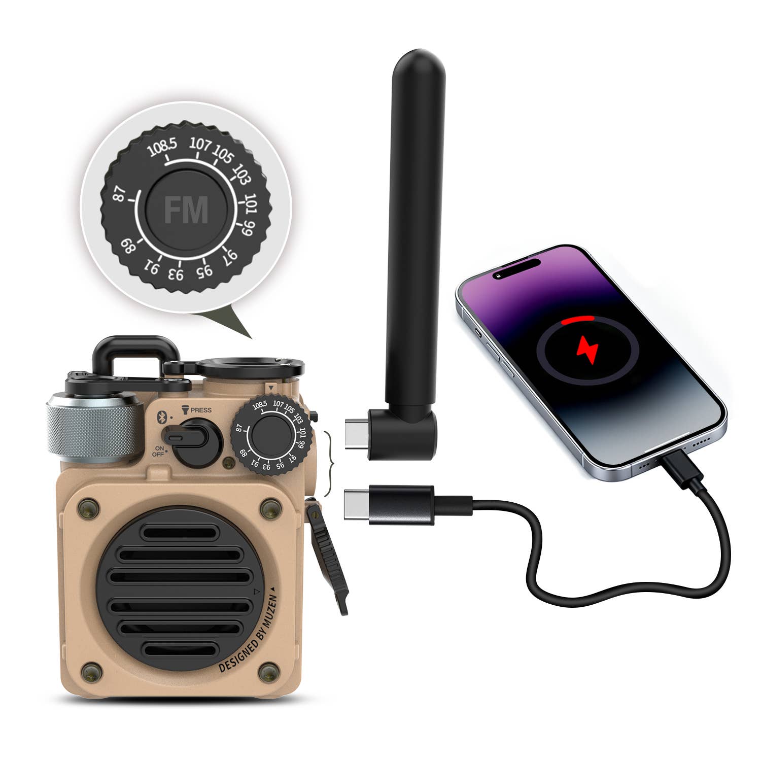 Muzen - Wholesale Speakers - MUZEN Wild Mini 3.0 Outdoor Portable Bluetooth Speaker2