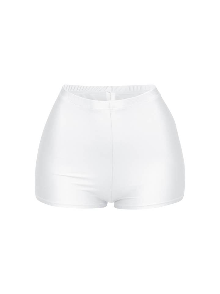 K Too - Wholesale Shorts - Women's - Shiny tricot high waisted shorts11