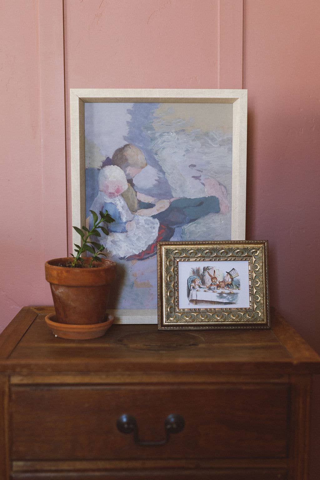 Petal Lane Home - Wholesale Art Print - Tea Party with the Mad Hatter Framed Antique Art2