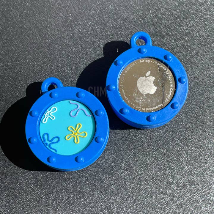 Con Huevos Mex - Venta al por mayor Funda para AirTag - Porthole Airtag funda ventana Bob Esponja