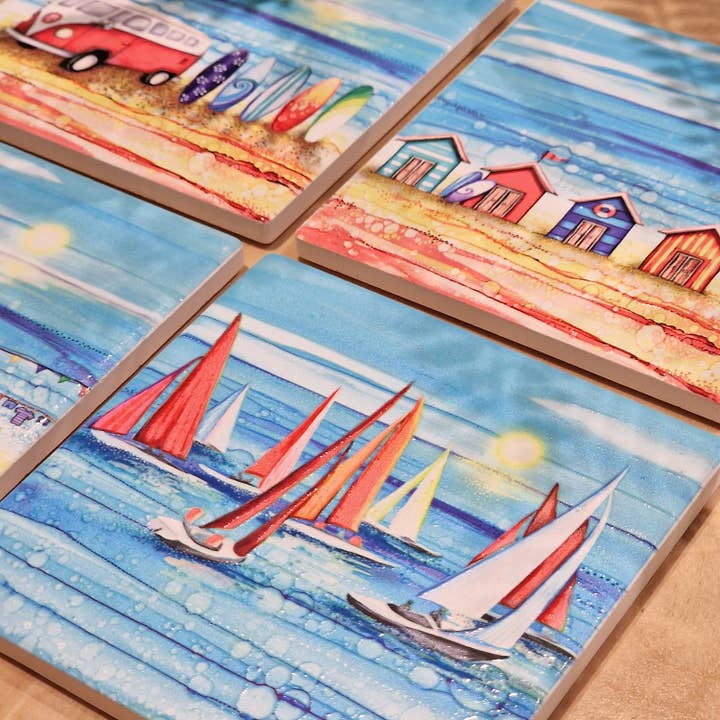By Jo Crafts – wholesale Coasters – 91-C BTS Regatta Coaster4