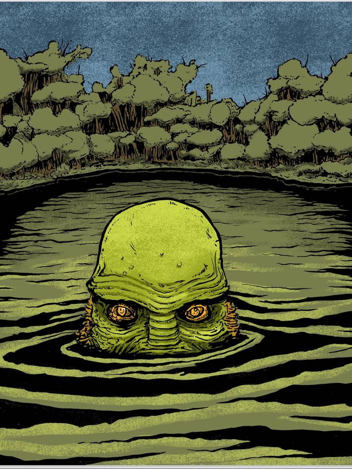 Creature from the Black Lagoon Print for wholesale by Parade of Ghouls