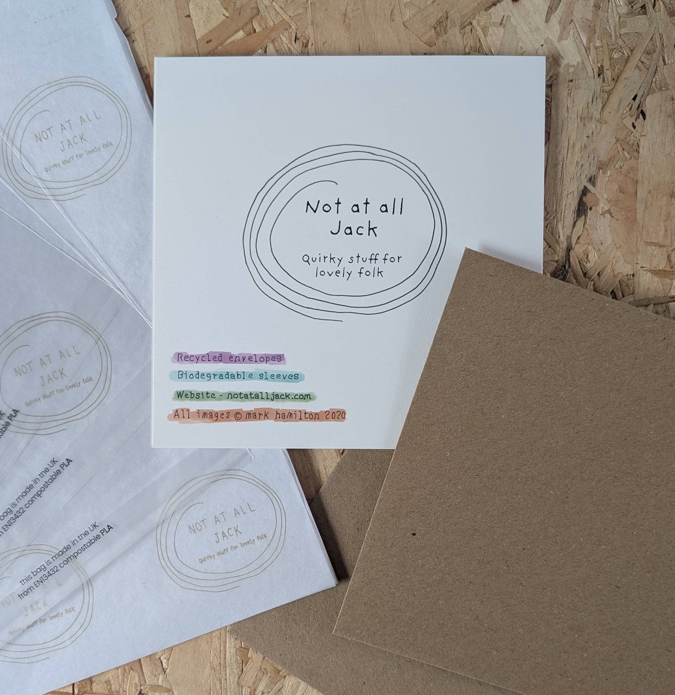 Not at all Jack - Wholesale Everyday Greeting Card - Buried acorns greeting card2