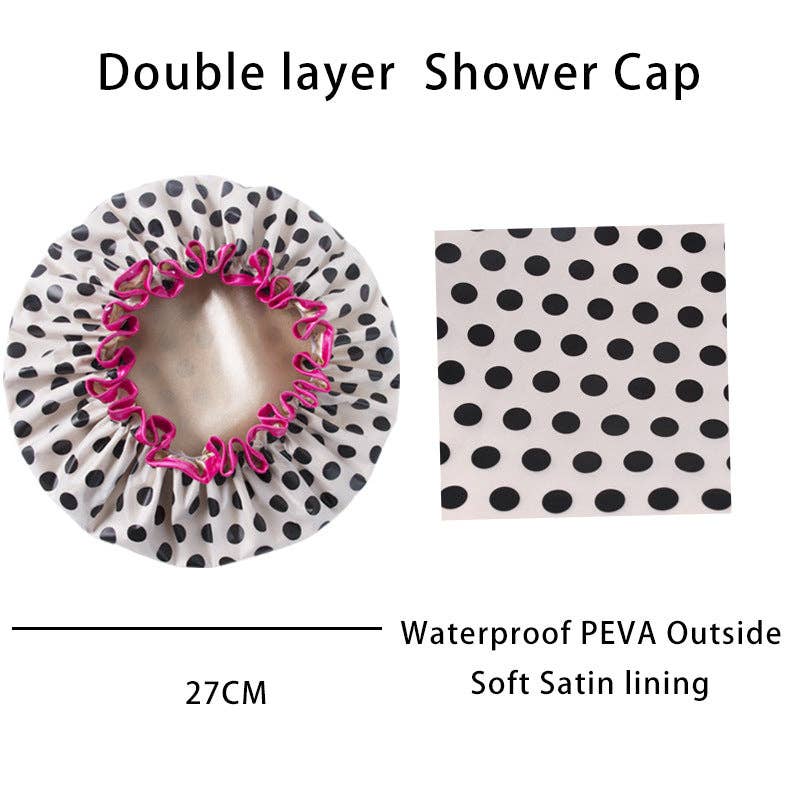 Ole - Wholesale Showercap - Dotted Shower Caps MIS06861