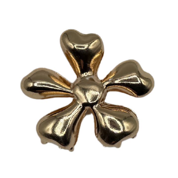 Love Attack - Wholesale Hair Clip - Women's - Nali Flower Metal Hair Claw Clips