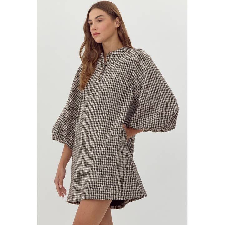 STYLE USA - Wholesale Dress - Women's - Check print dress