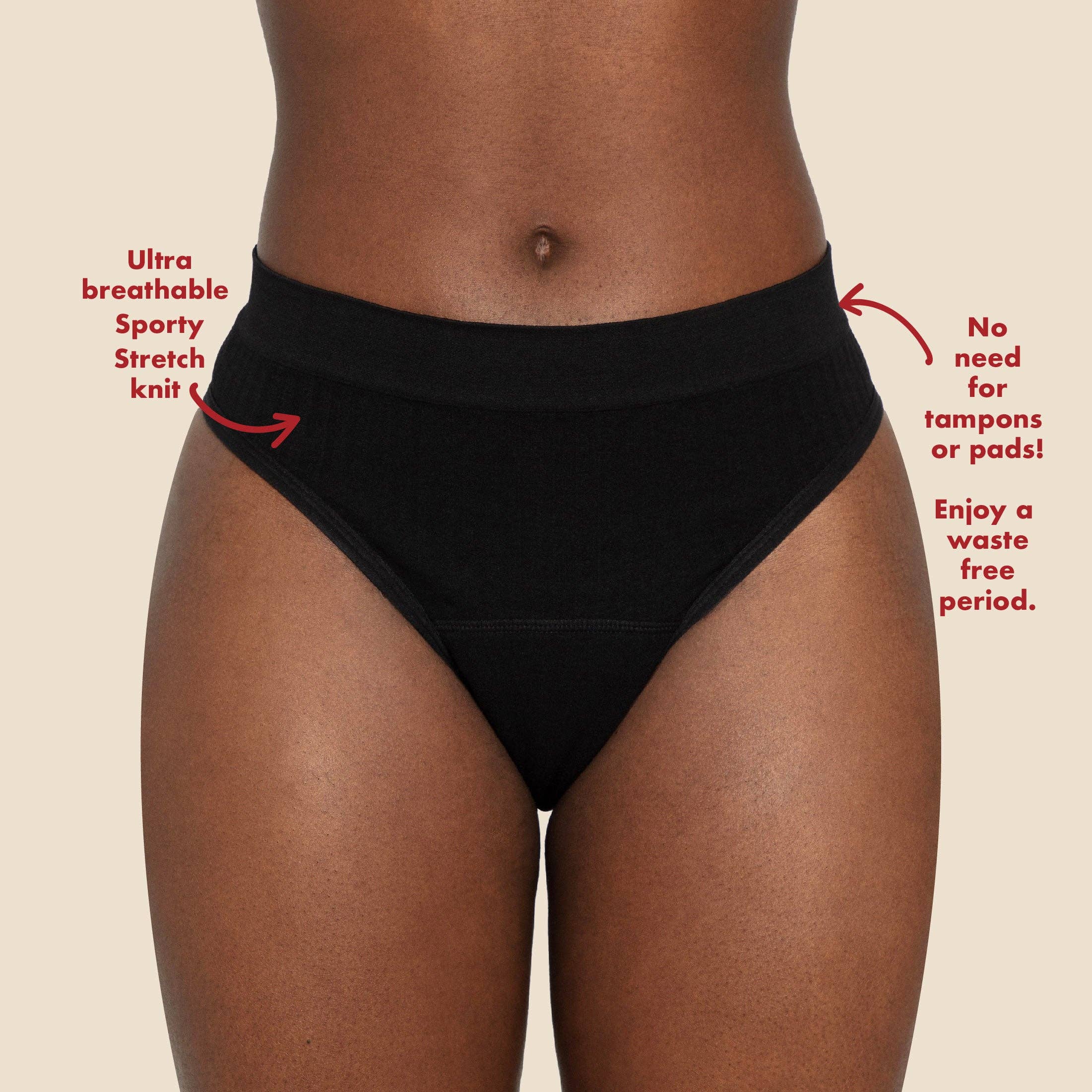 The Thong Period. in Sporty Stretch - Single Boxed Unit for wholesale on Faire4