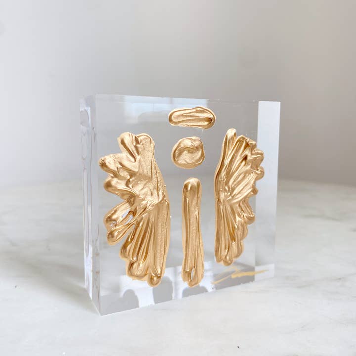 Anna Walding Art - Wholesale Art Texture Paste/Gesso - Angel Acrylic Block1