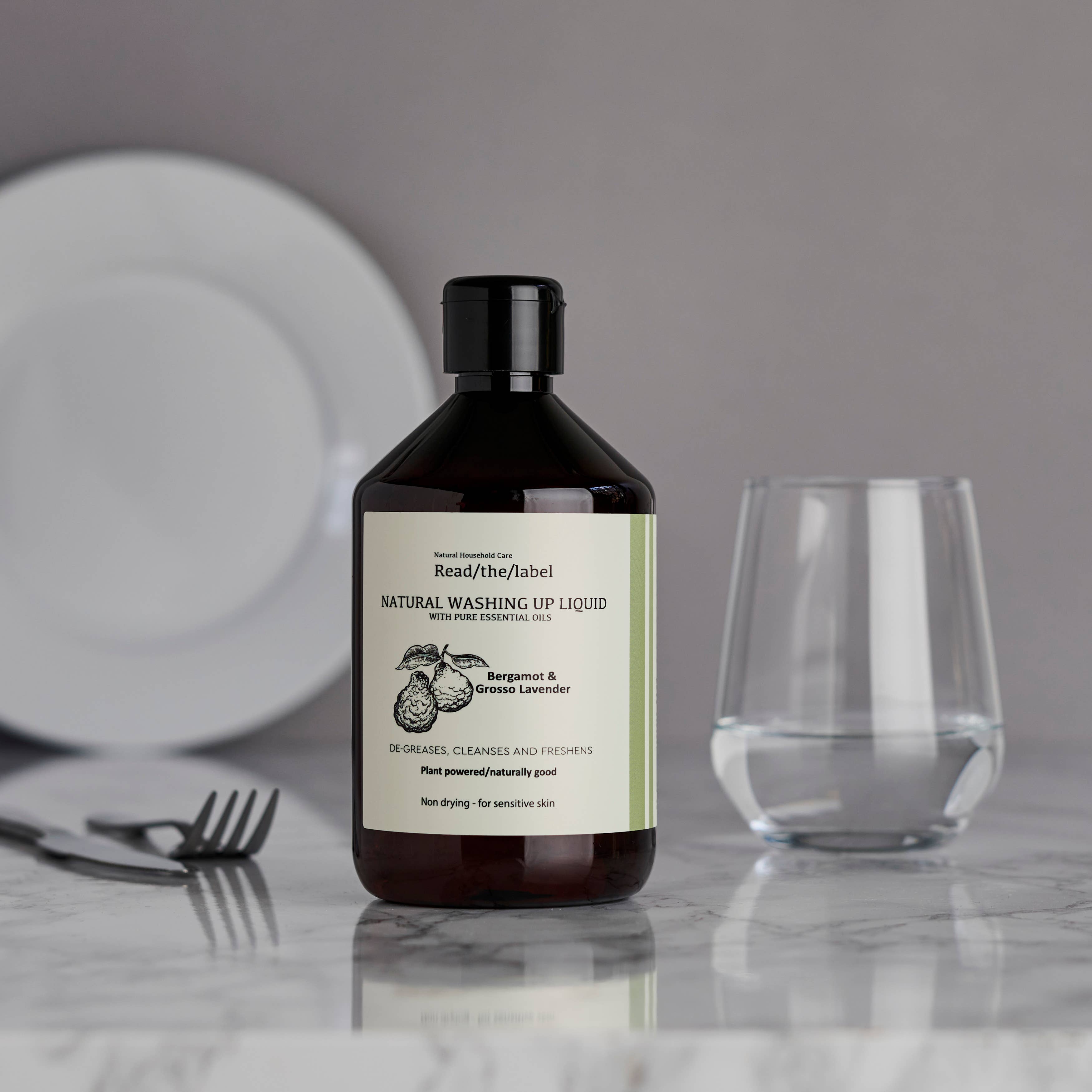 readthelabellondon - Wholesale Dish Soap - Bergamot and Grosso Lavender Washing up Liquid 500ml1