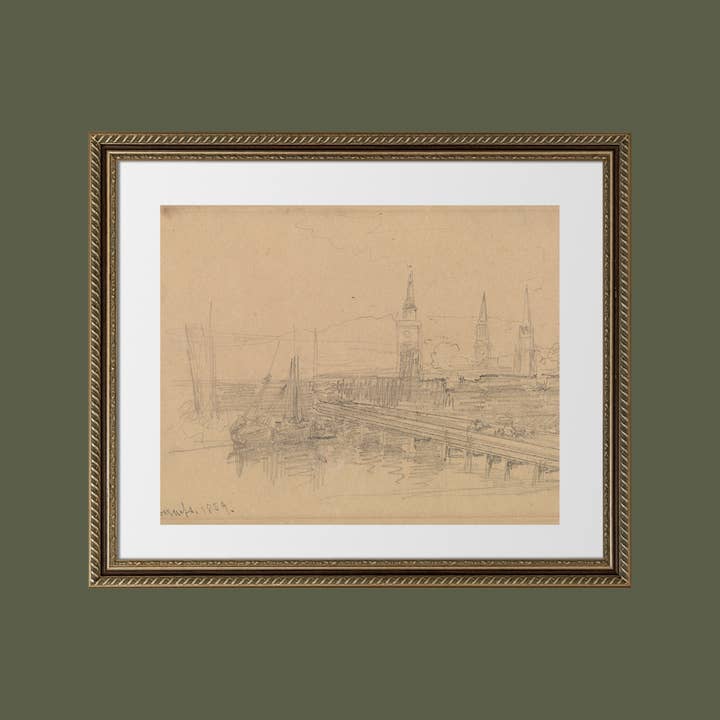 Sea to Skye - Wholesale Art Print - Inverness, Scotland 19th Century Antique Art Print5