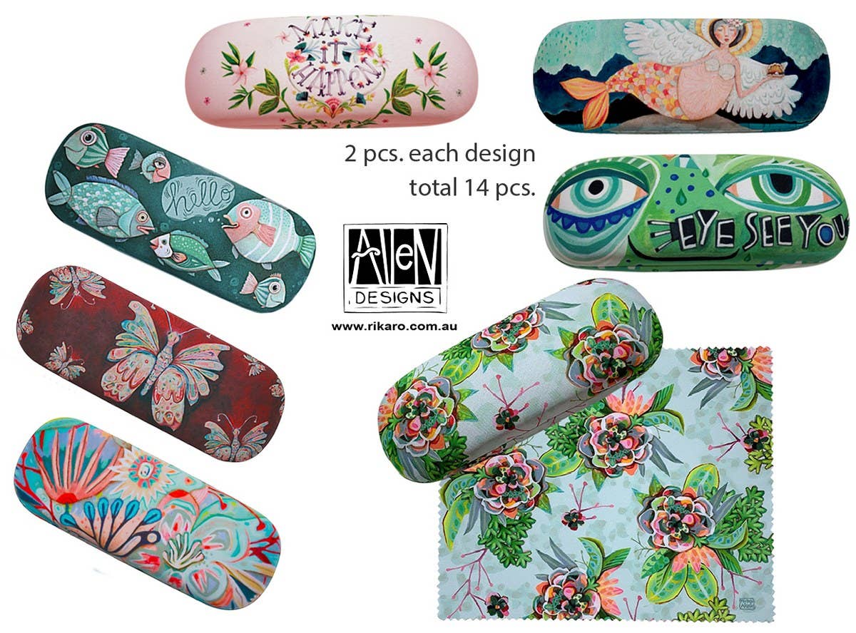 RIKARO - Wholesale Eyewear cases & holders – Women's - Eyeglass Case Pre-Pack 14Pcs.0