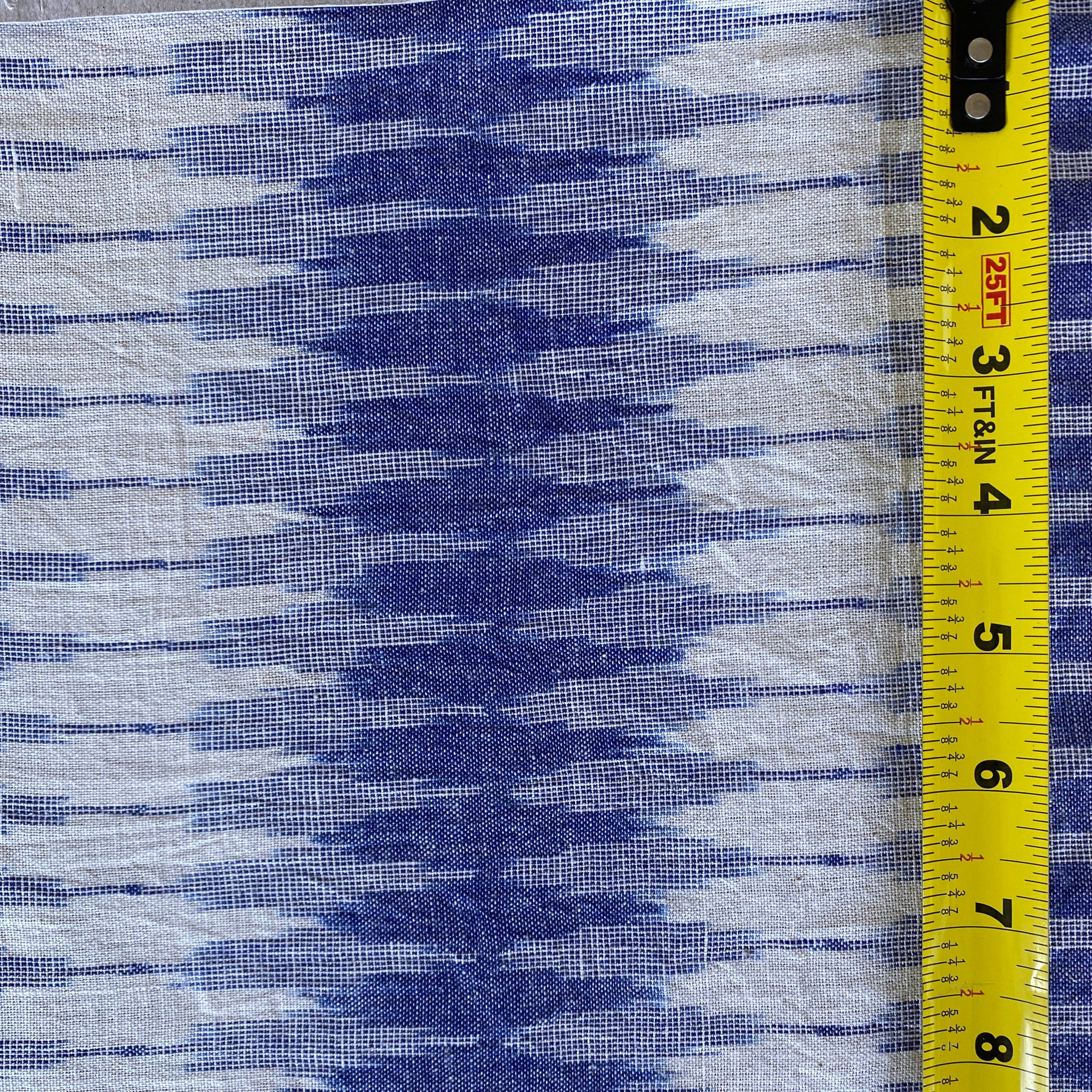 Indigo Handloom - Wholesale Fabric - Handloom IKAT 100% Khadi Cotton IHF-5572