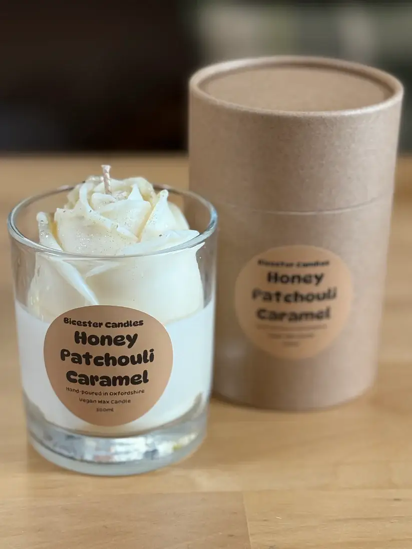 Bicester Candles - Wholesale Jar/Filled Candle - Rose Glass Candle0