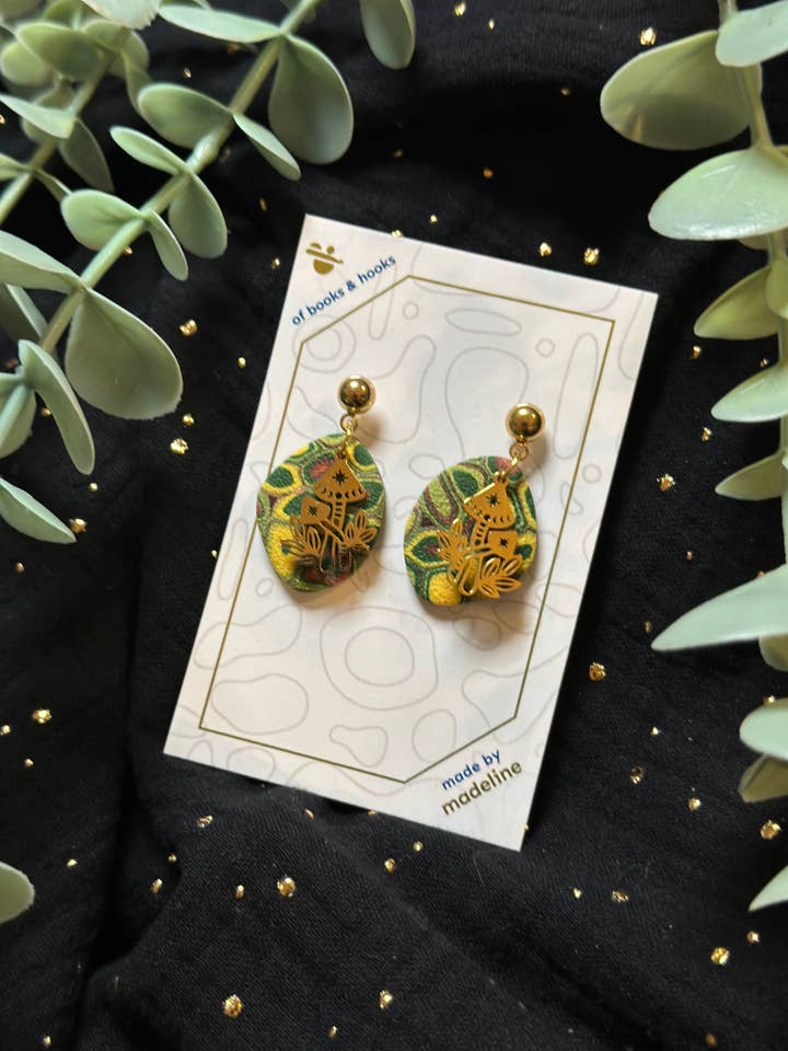 dachlush earrings | 08 for wholesale by of books & hooks