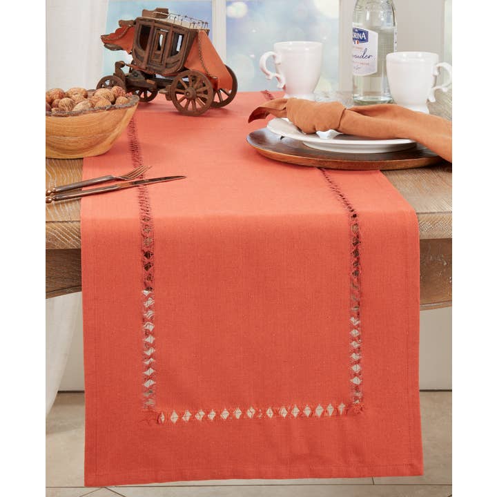 Saro Lifestyle - Wholesale Table Runner - Hemstitch Runner20