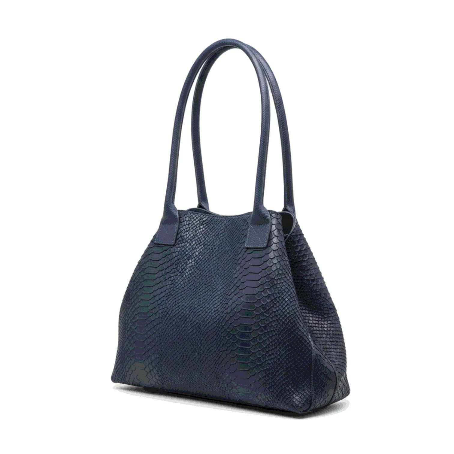 ZEEN - Wholesale Shoulder Bag - Women's - Lola Blue scuro leather bag2