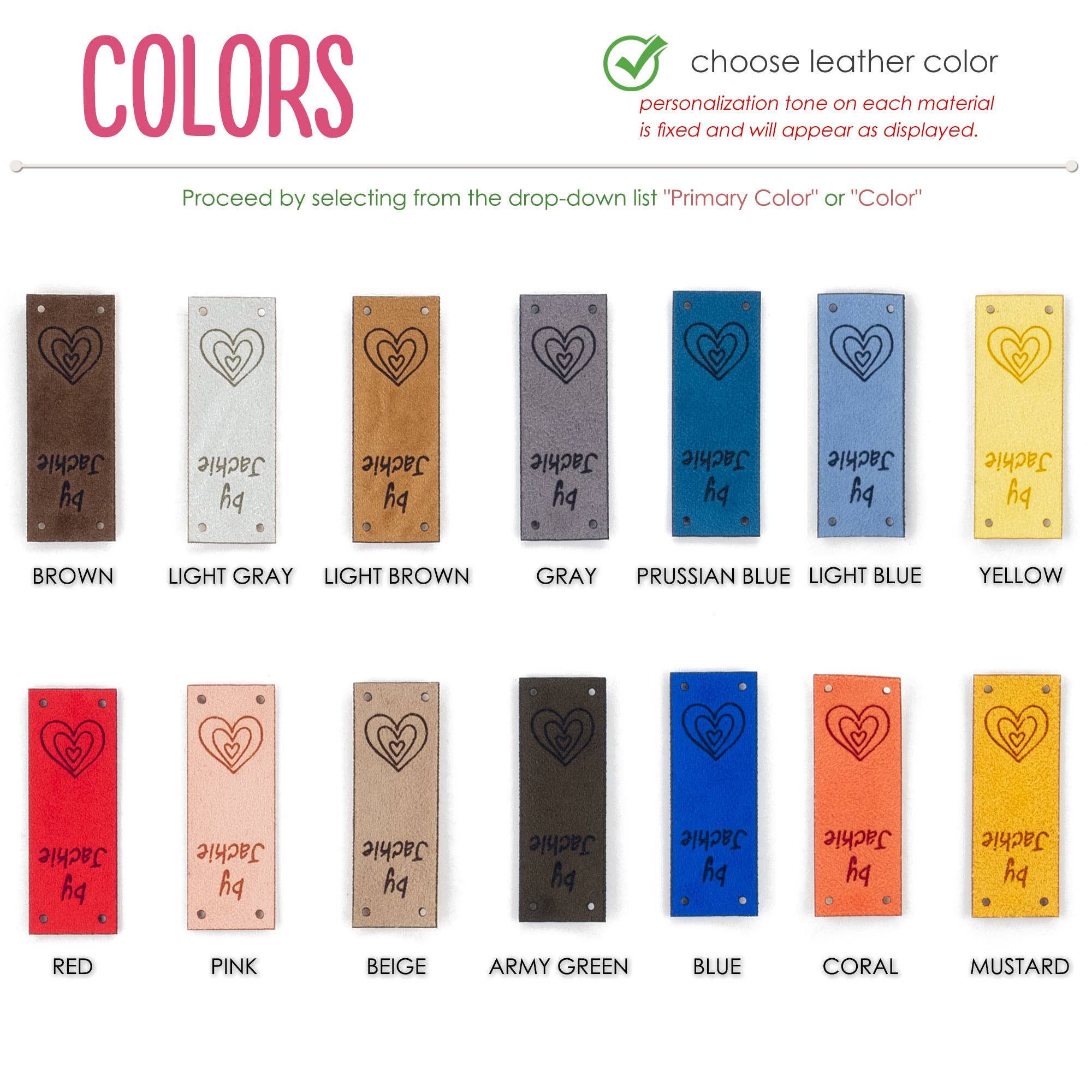 minimize custom tags - Venta al por mayor Etiquetas de regalos - Etiquetas de Marca Plegables Personalizadas - Imitación de Ante - 2 cm x 5,5 cm0