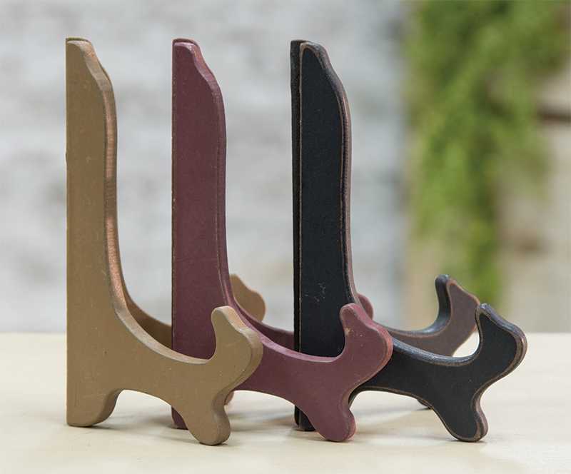 The Hearthside Collection – Suporte para pratos por atacado – Primitivas cores de suporte grande, 3 sortidas1