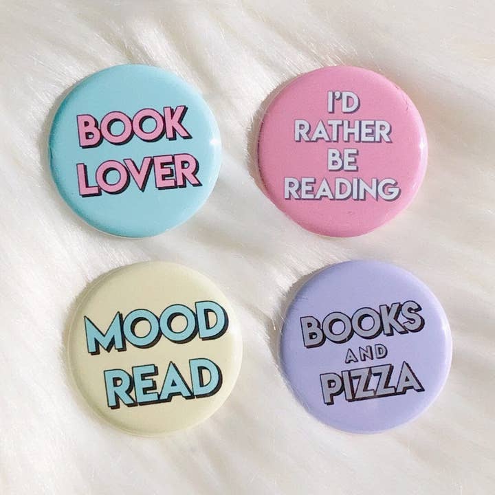Bottoni bookish per la vendita all'ingrosso da parte di My Secret Copy