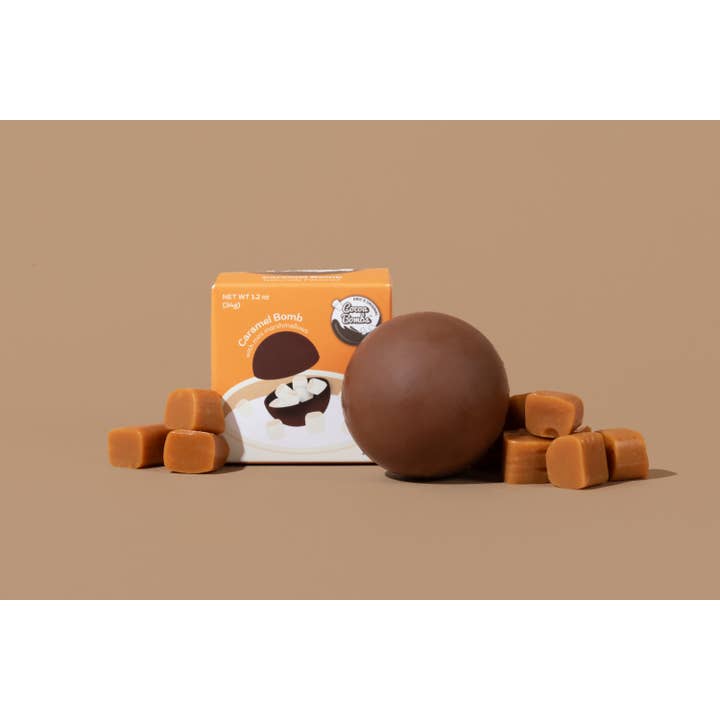 Cocoa Bombsâ„¢ - Wholesale Hot Cocoa Mix/Kit - 1 Pack Caramel Cocoa Bombs