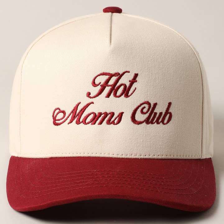 Fashion City - Wholesale Trucker Hat - Unisex - Hot Moms Club Trucker Baseball Cap