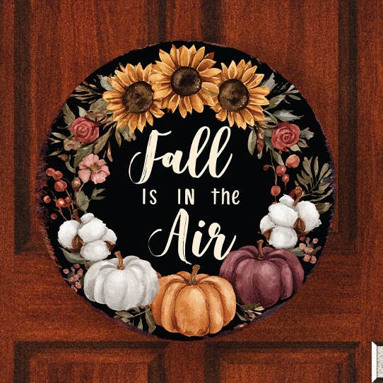 Fall Farmhouse Welcome Sign – Autumn Pumpkin Sunflower Door Hanger for wholesale by TX USA Corporation