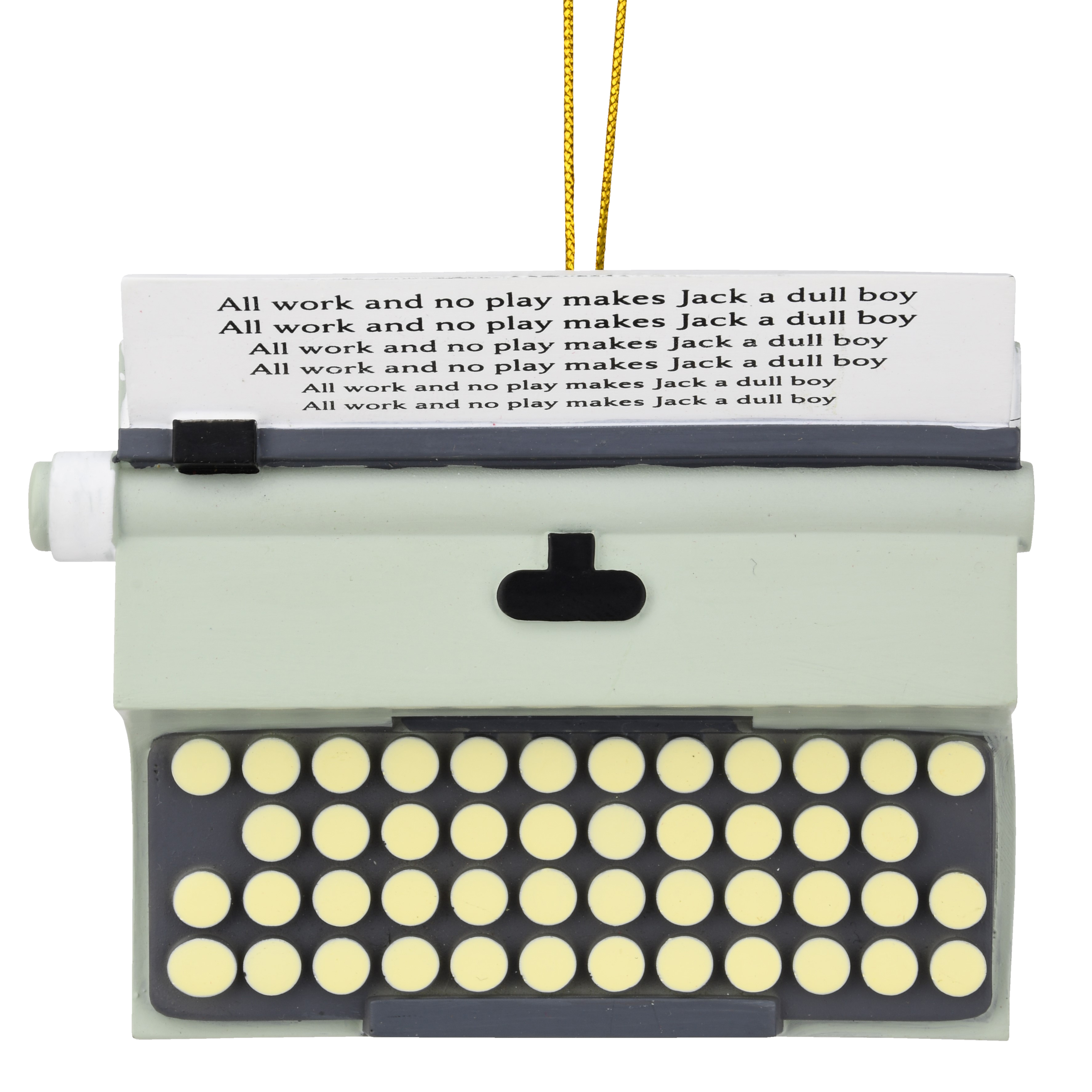 Tree Buddees - Vendita all'ingrosso Decorazione - Macchina da scrivere Tutto Lavoro Niente Gioco Decorazioni di Halloween / Natale3