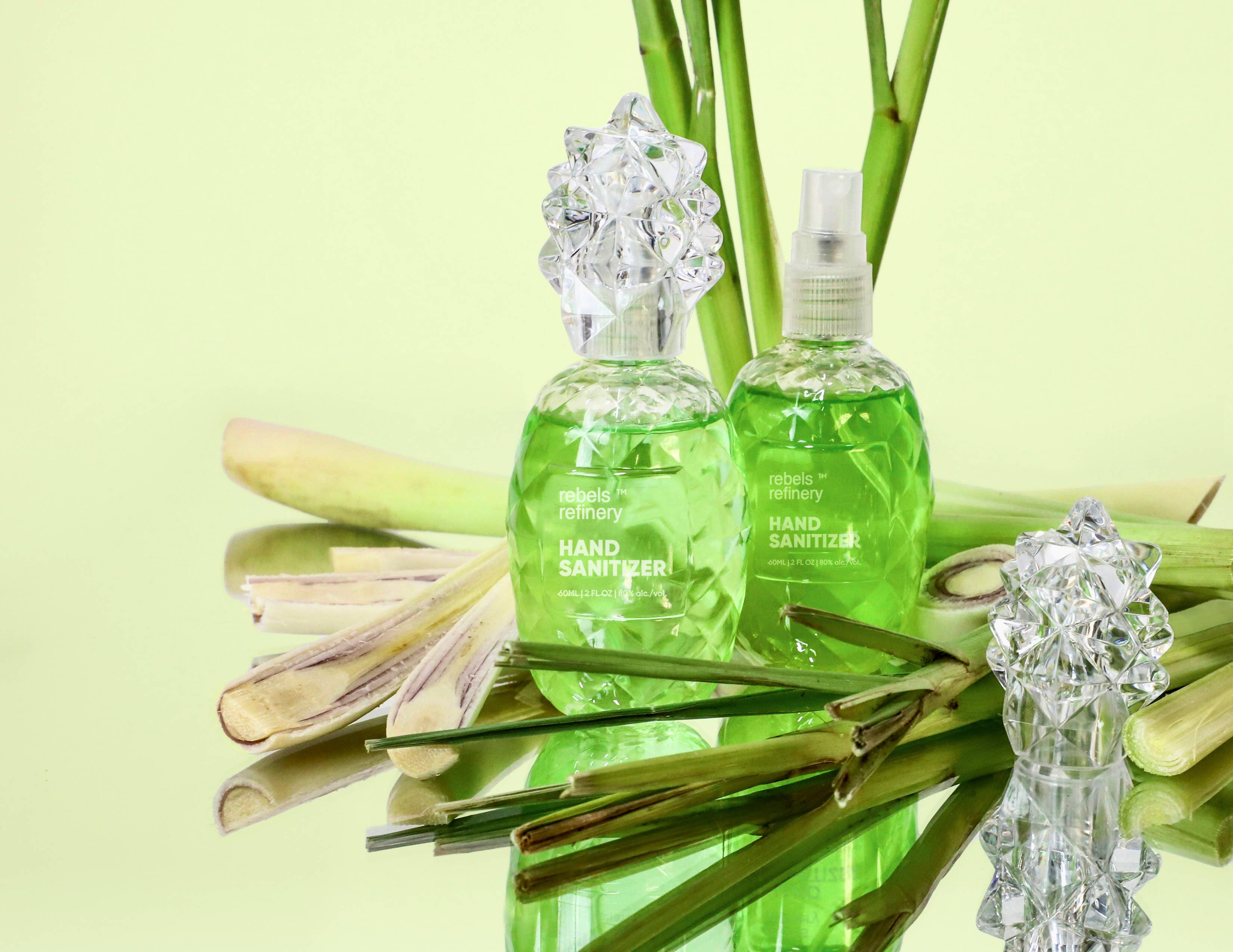 Rebels Refinery - Wholesale Hand Sanitizer - 24 Pack Pineapple Hand Sanitizer DISPLAY3