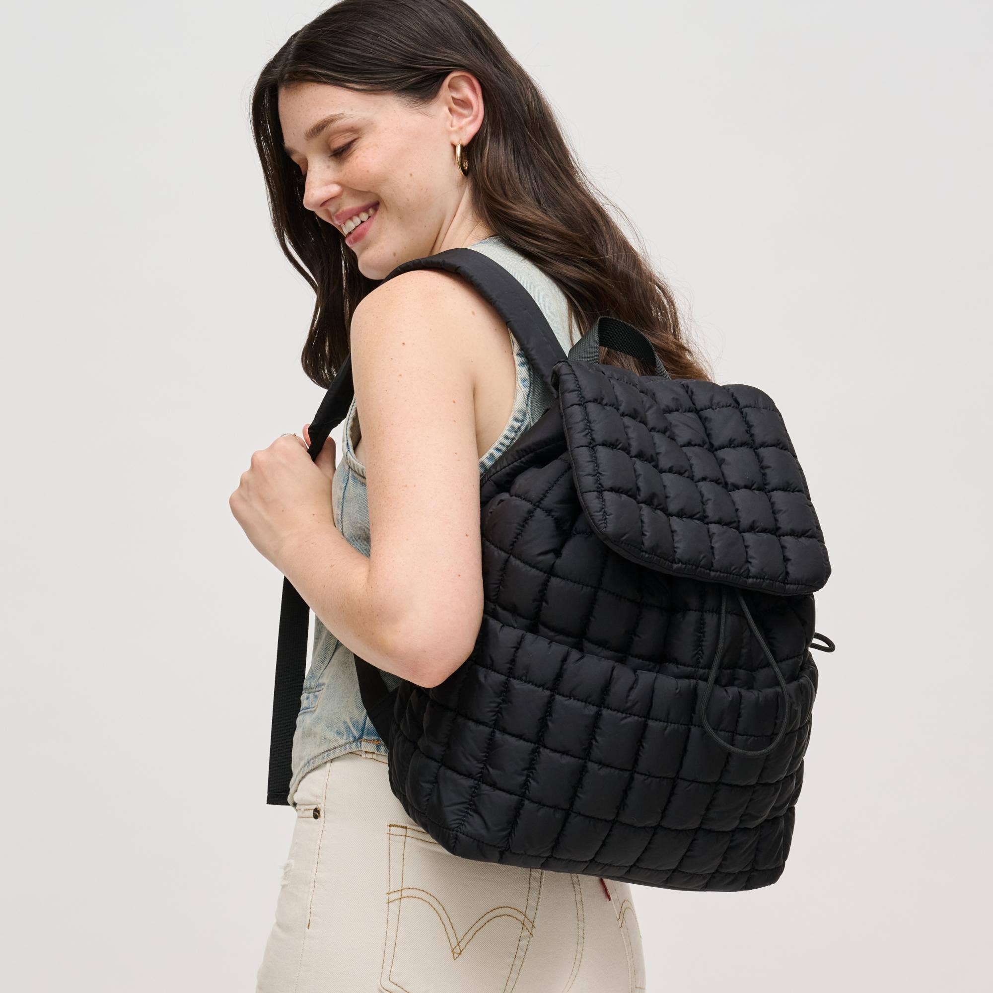 Urban Expressions - Wholesale Backpack - Women's - Alex Quilted Puffer Backpack0