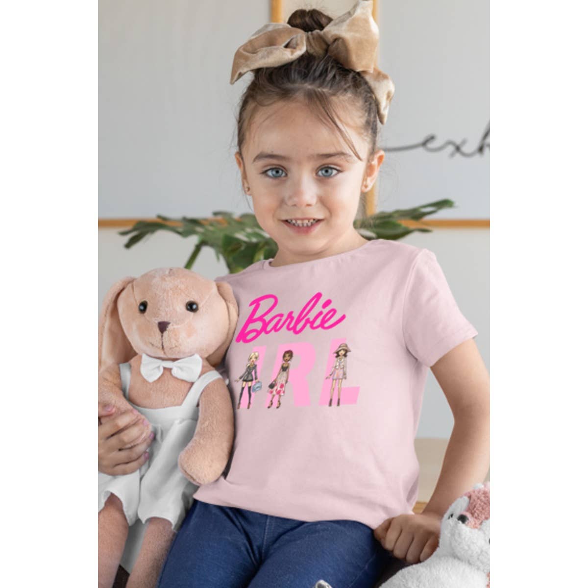 nobarand - Wholesale Screen Printed T-Shirt - Kids - barbie girl GRAPHIC KIDS TEE1