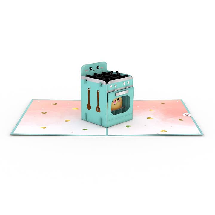 Lovepop Cards - Wholesale Baby Card - Bun in the Oven Card, 5x7" Pop-Up Cards4