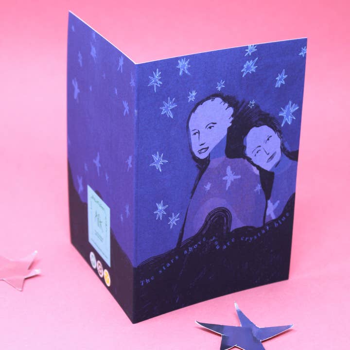 The Stars Above You Greetings Card for wholesale by Ark Colour Design