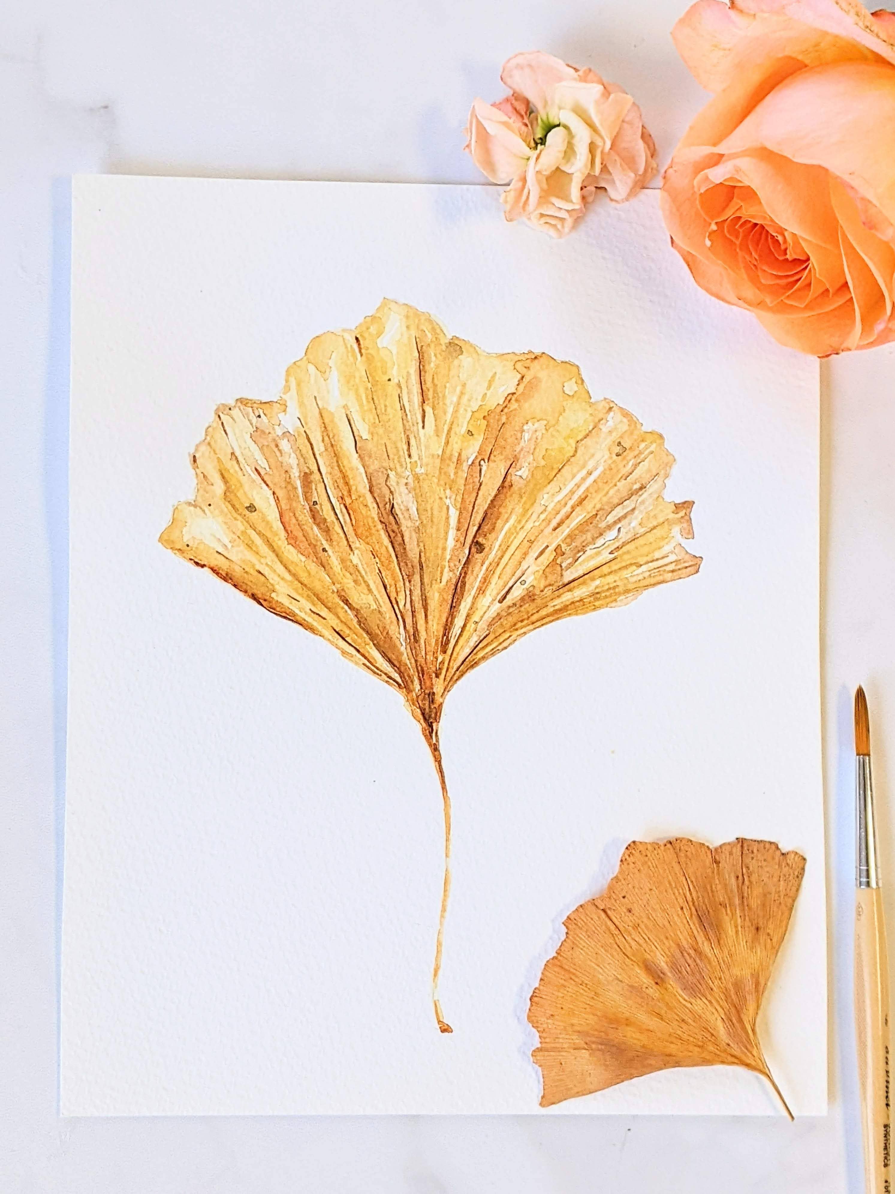 ArtworkByMadelon - Wholesale Art Print - Art print 'Ginkgo' | Handmade | biotop paper1