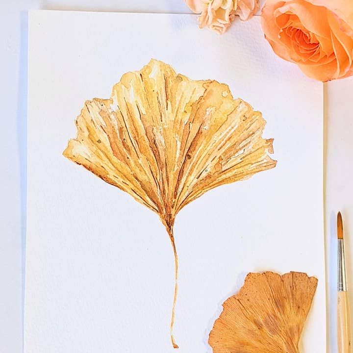 ArtworkByMadelon - Wholesale Art Print - Art print 'Ginkgo' | Handmade | biotop paper1
