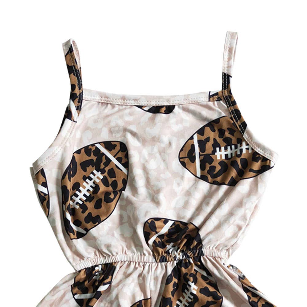 Aier Wholesale - Wholesale Jumpsuit - Kids - Baby girls football baseball leopard summer jumpsuits4