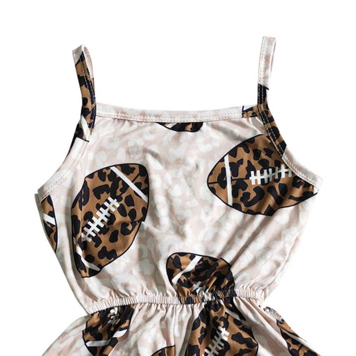 Aier Wholesale - Wholesale Jumpsuit - Kids - Baby girls football baseball leopard summer jumpsuits4