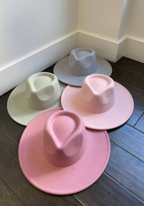 Love and Thyme - Wholesale Fedora - Women's - Vegan Felt wide Brim Rancher Hat8