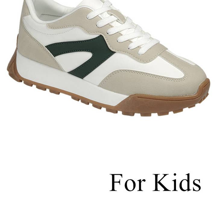 FASHION EMPORIO - Wholesale Lifestyle trainers – Kids - Kids Lace up Sneaker Shoes FL-ROUND-13K7