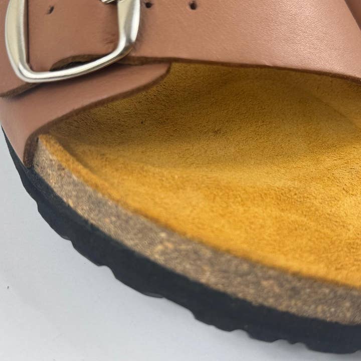 HandmadeBestSeller - Wholesale Sandals - Women's - Leather Buckle Sandals – Handmade Comfort Slides2