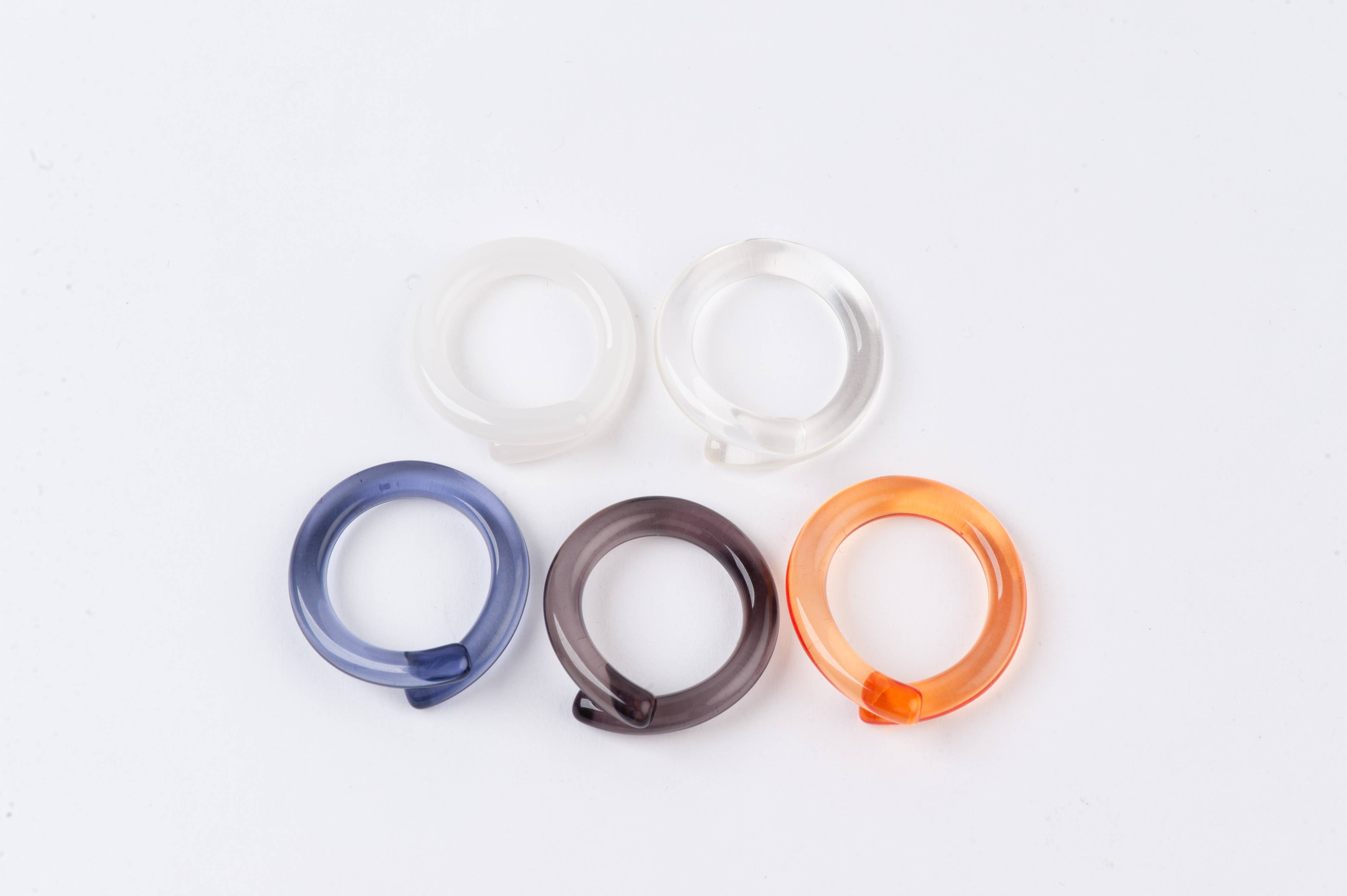 Lucca Couture - Wholesale Jewelry Set - BOHO RESIN RING-SET OF 52