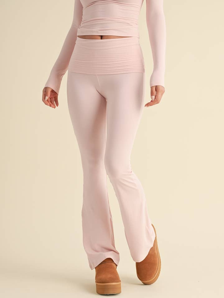 Soft Knit Foldover Flare Pants and other Purchase Wholesale soft pants. Free Returns & Net 60 Terms on Faire trending on Faire.