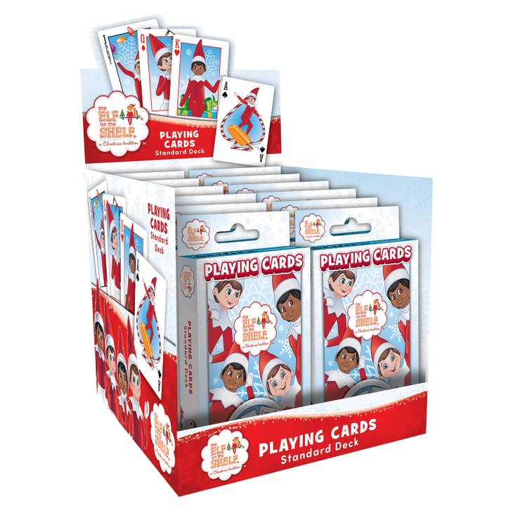Masterpieces Puzzles - Wholesale Playing Cards - Elf on the Shelf Playing Cards