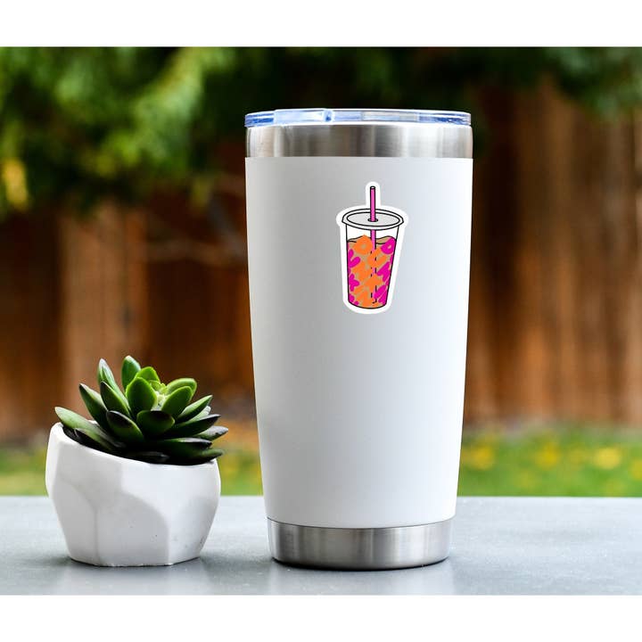 S and S Stickers - Wholesale Sticker - Dunkin Donuts Sticker, Iced Coffee Stickers, Waterproof Stickers, Gifts for Friends, Gifts for Dunkin Lover, Stocking Stuffers4