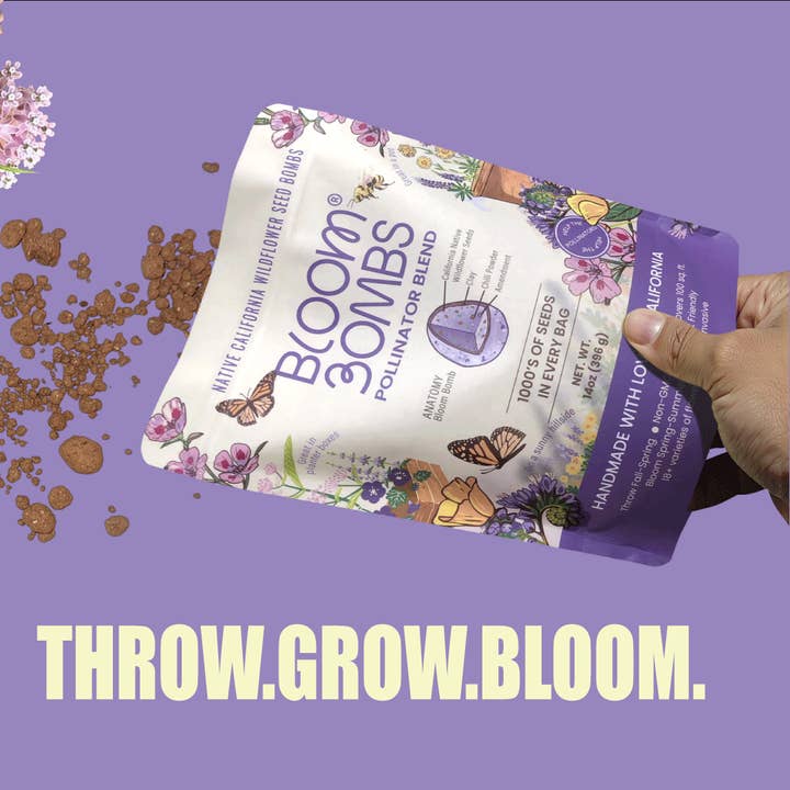 Bulk Bloom Bombs-1000 Sq FT-Native Wildflower Seed Balls for wholesale by Bloom Bombs