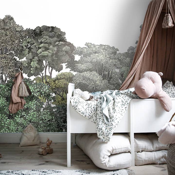 Les Panoramiques - Wholesale Wallpaper - Summer Forest Panoramic Wallpaper