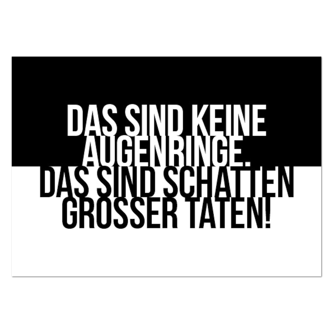 Rabenmütter Verlag UG – wholesale Postcard – Postcard “Dark Circles”0