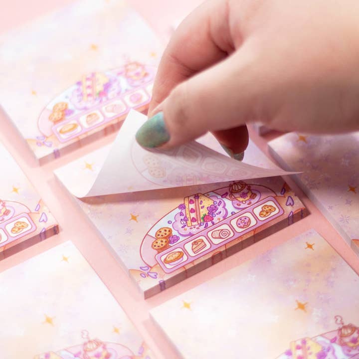 Unicorn Eclipse - Wholesale Sticky Notes - Cafe Quest Sticky Note1